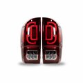 Renegade V2Led Sequential Tail Light - Black/Red CTRNG0685-BR-SQ